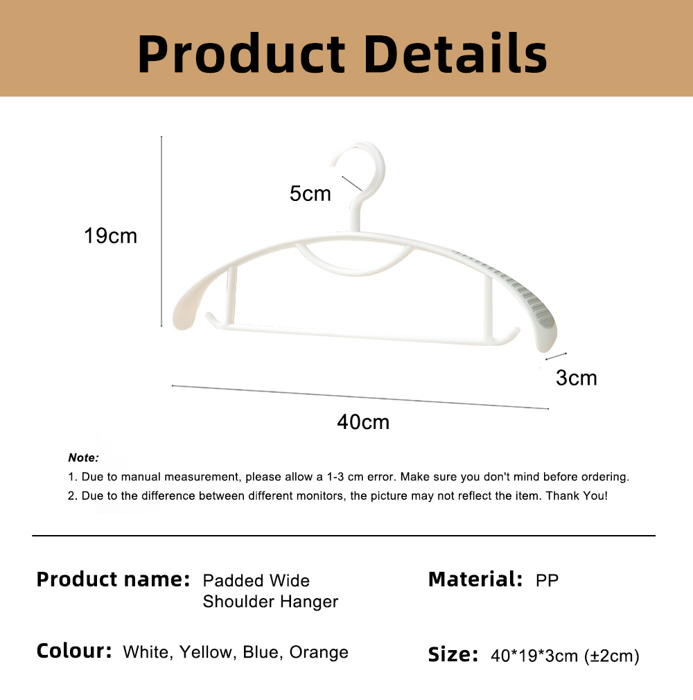 Padded Wide Shoulder Hanger-10